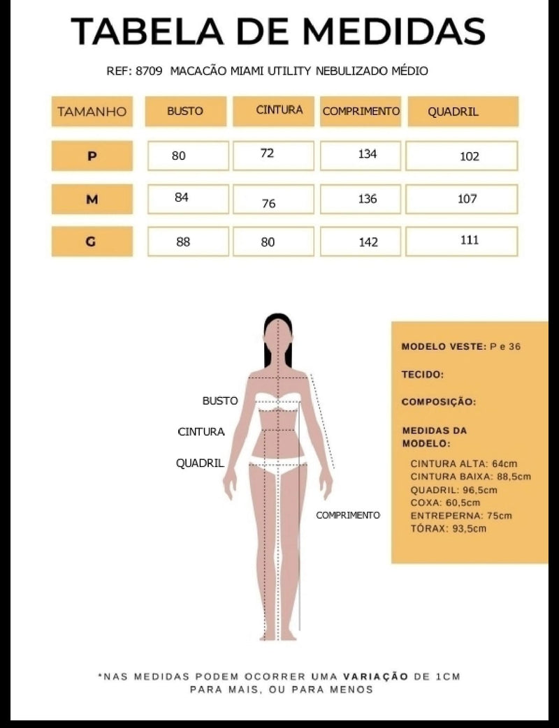 Macacao Dani jeans 100% algodão